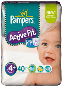 Pampers active fit