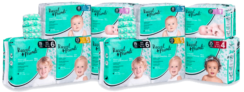 rascal + friends luiers in de aanbieding